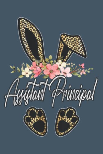 Leopard Print Bunny Assistant Principal Easter Gift for Teachers - Perfect for Easter Celebrations, Classroom Decor, and Teacher Appreciation Gifts