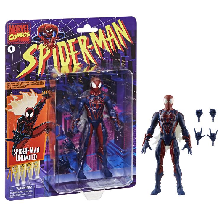 Spider-Man Marvel Legends Retro Collection Action Figure - 6-Inch Collectible Toy for Fans & Display - Perfect for Gifts, Play, and Comic Book Collectors