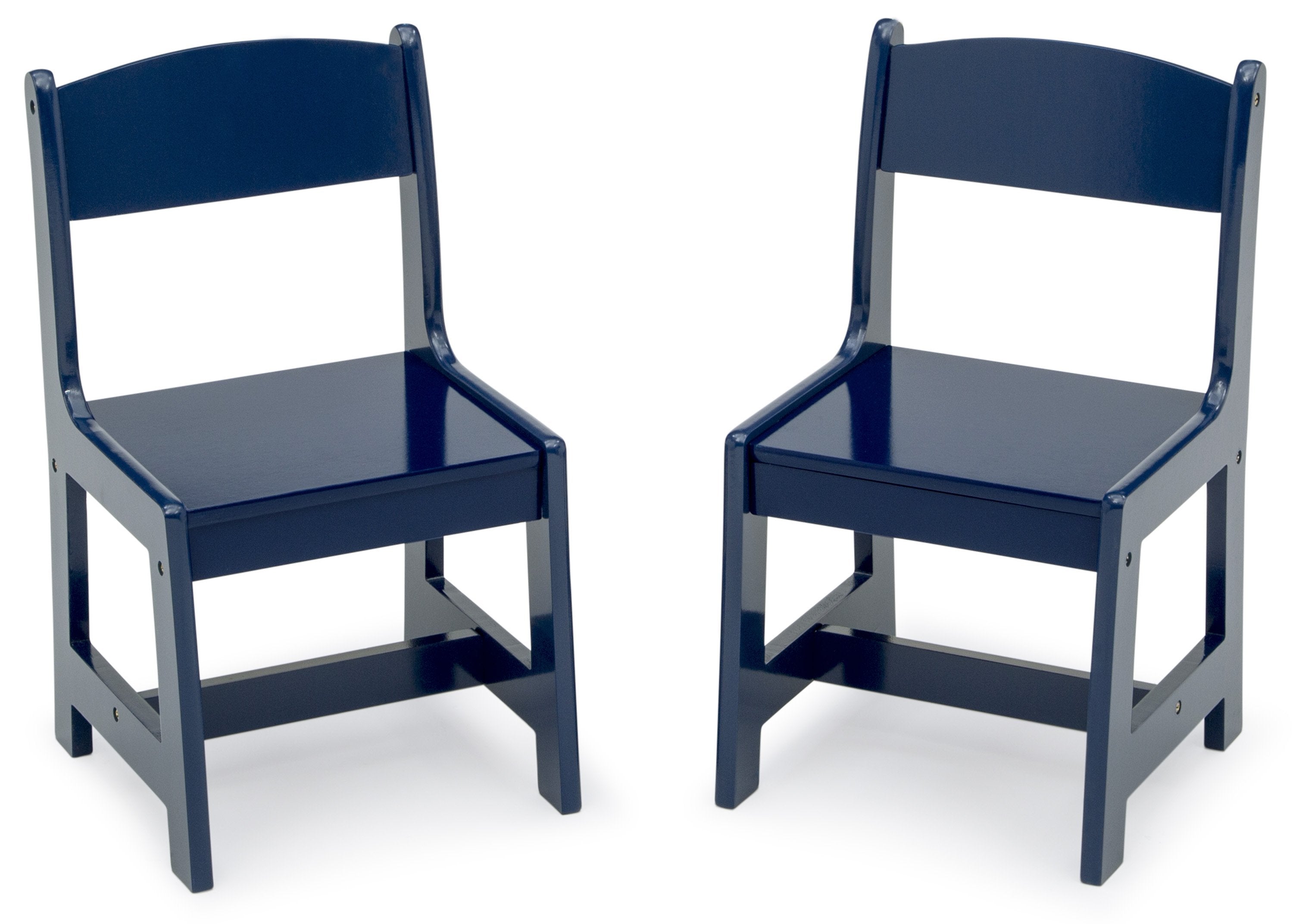 MySize Wooden Kids Chairs for Playroom - Set of 2 Children's Chairs for Reading, Drawing & Playtime - Perfect for Toddler Classroom, Daycare or Home Play Area
