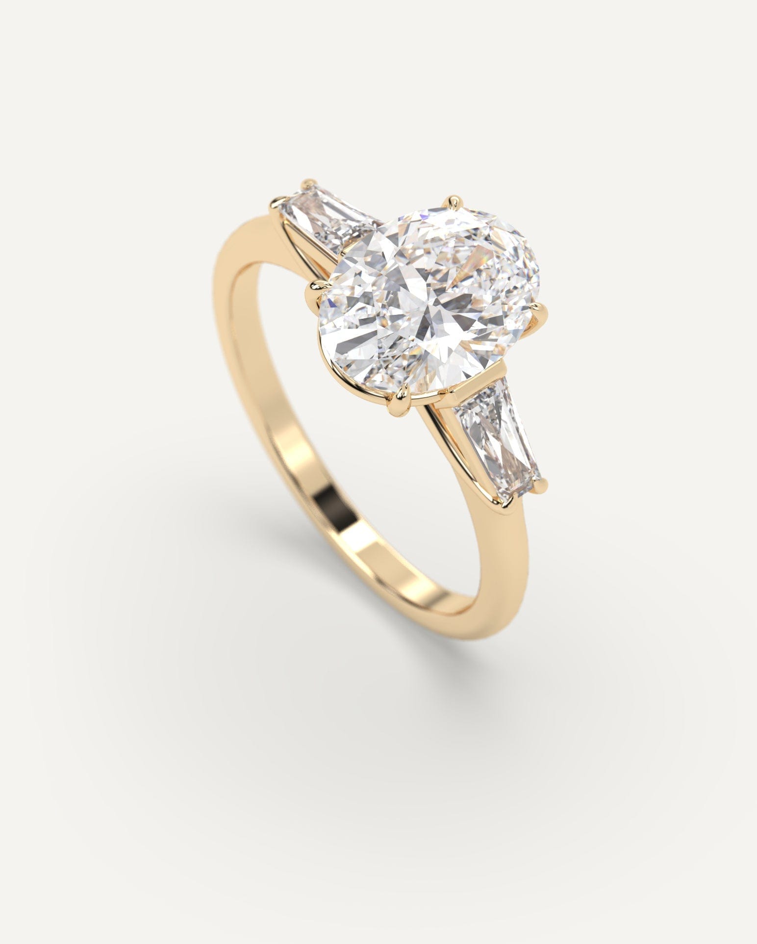 2 Carat Oval Cut Diamond Engagement Ring for Women - Elegant Solitaire Wedding Band, Perfect for Proposals, Anniversaries & Special Occasions