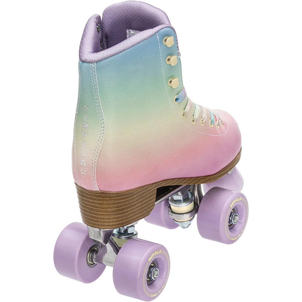 Impala Rollerskates for Women - Pastel Fade Quad Skates with Light-Up Wheels | Outdoor & Indoor Roller Skating for Beginners & Pros | Perfect for Rinks, Parks & Roller Discos