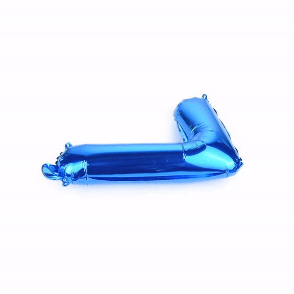 Balloonify Blue Mylar Number 7 Balloon - 16 Inch Large Foil Balloon for Birthday Party Decorations (1 Count Box) - Perfect for Birthdays, Anniversaries & Graduation Celebrations