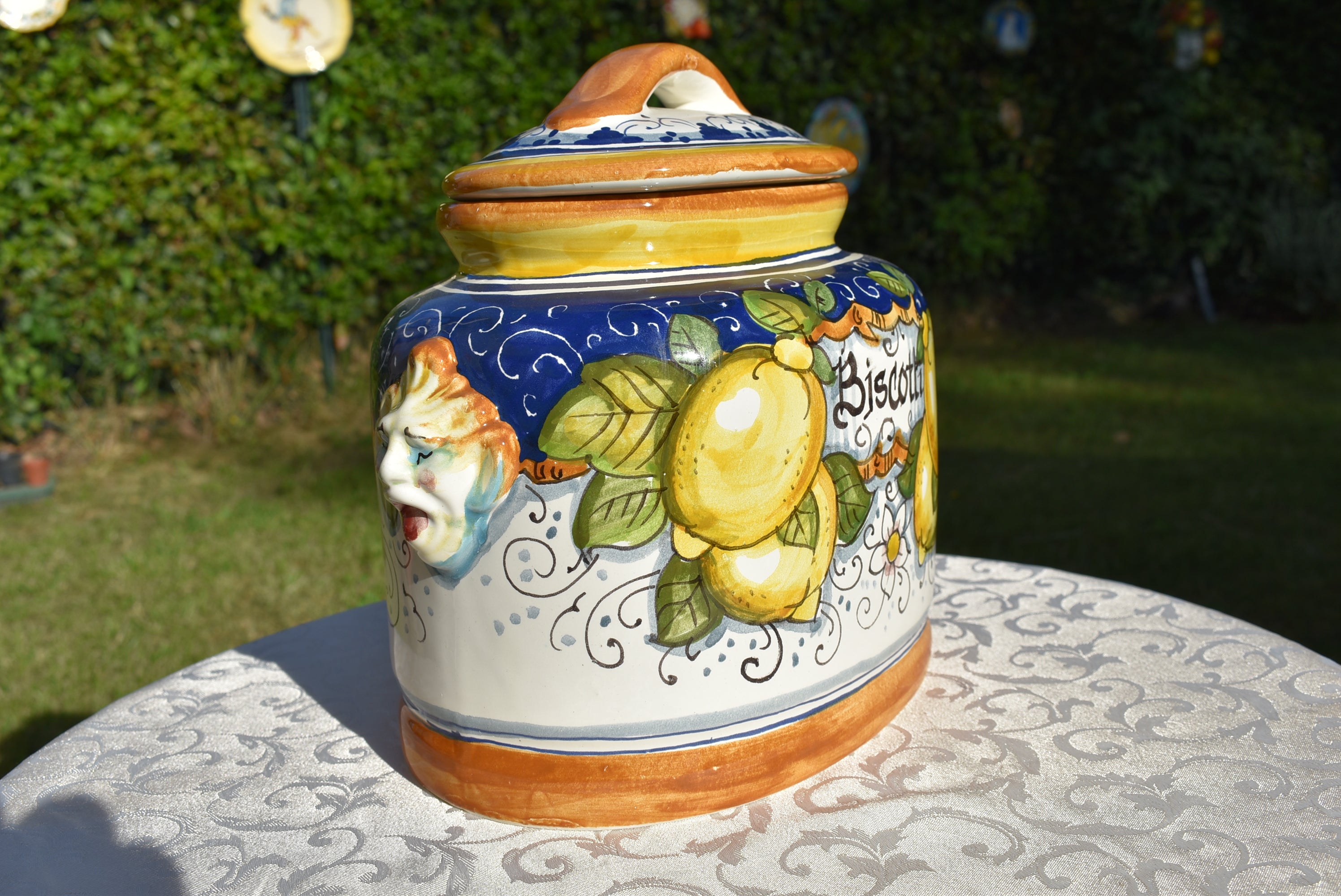 Ceramic Cookie Jar with Airtight Lid - Elegant Kitchen Storage for Cookies, Snacks & Treats - Perfect for Home, Office & Gift Giving