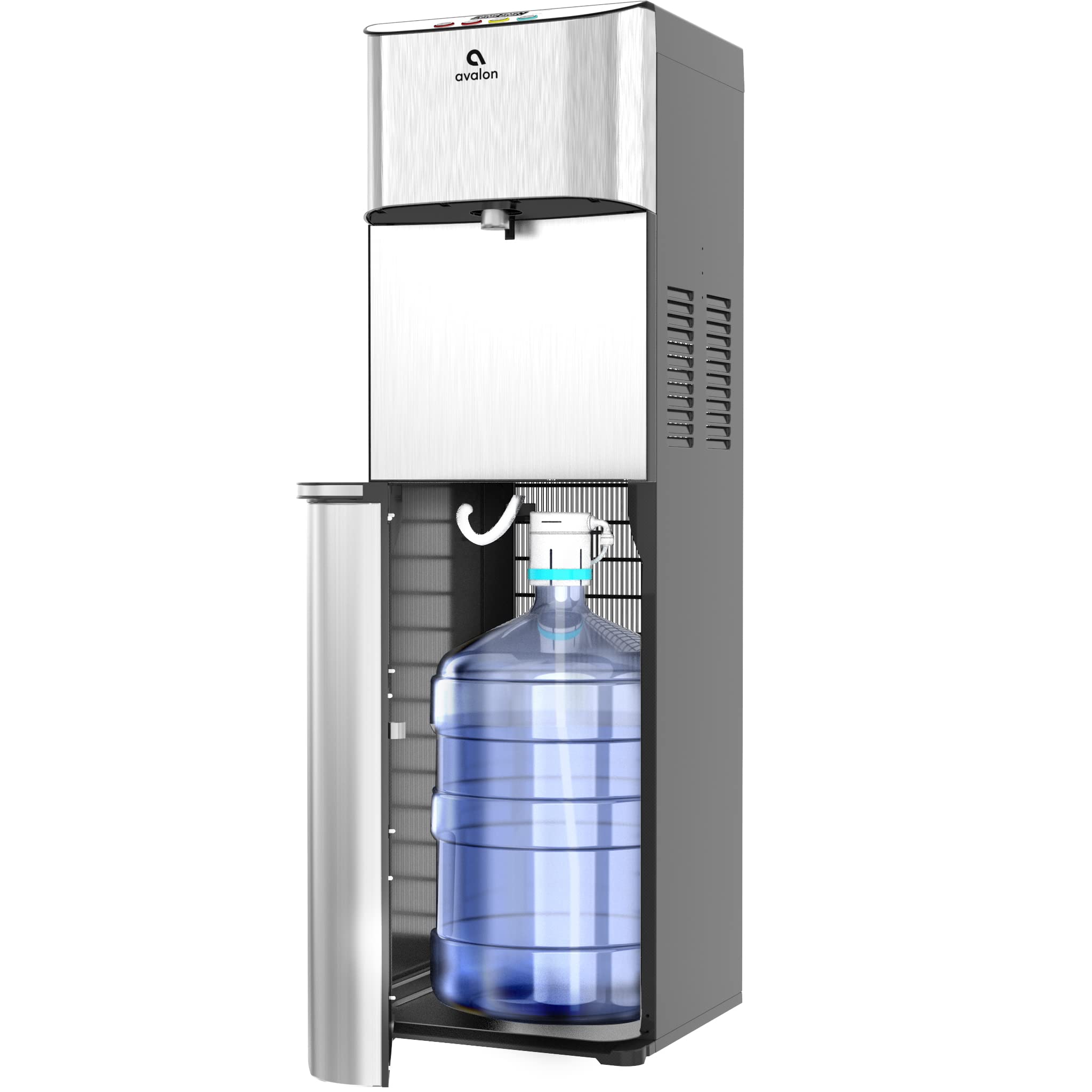 Avalon Electronic Bottom Loading Water Cooler Dispenser - 3 Temperature Settings (Hot, Cold & Room Temp), Stainless Steel Cabinet, Self-Cleaning | Perfect for Office, Home & Commercial Use
