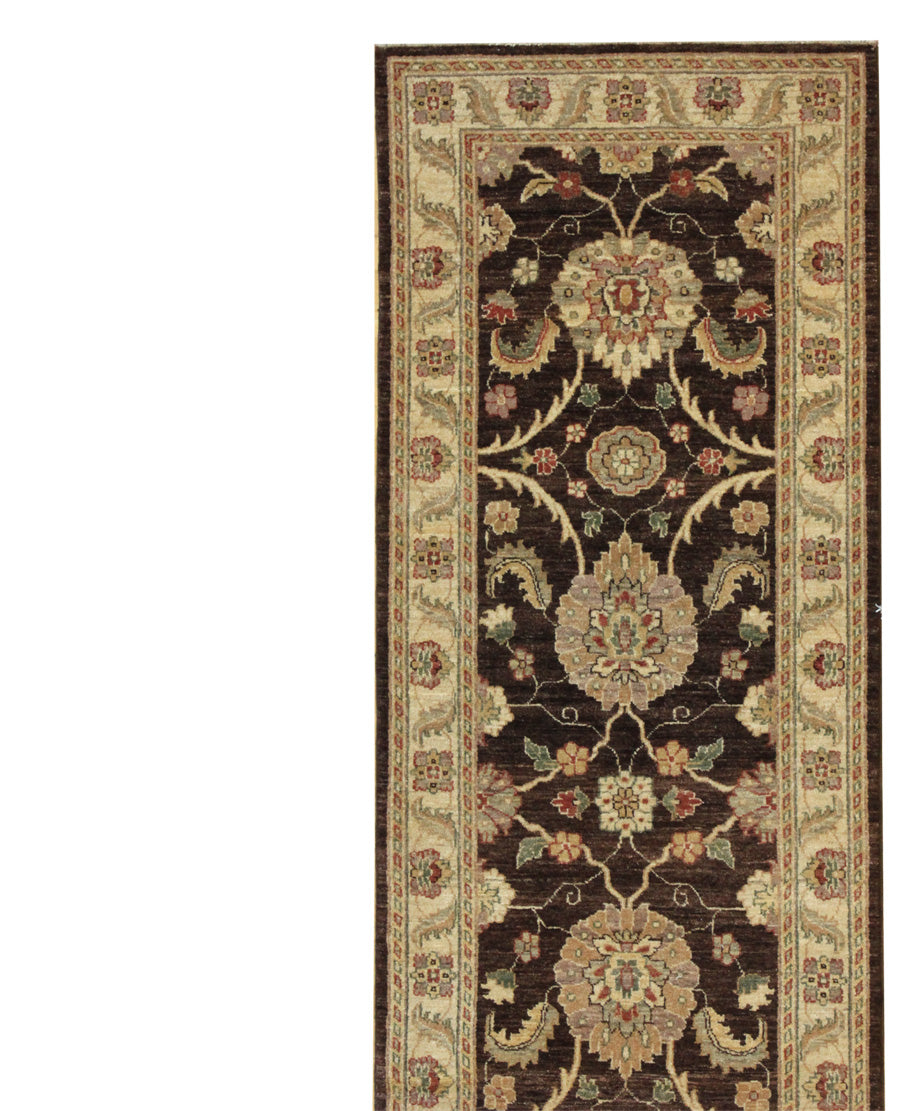 Handwoven Traditional Agra Rug J32749 - Premium Indian Cotton Carpet for Living Room, Bedroom & Home Decor