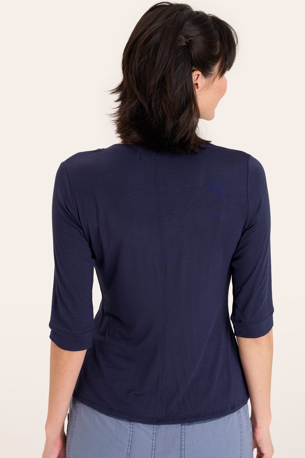 Principle Top Navy - Stylish Women's Casual T-Shirt for Everyday Wear | Perfect for Work, Outings & Relaxation
