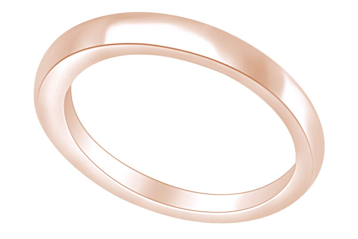 14K Solid Gold Round Shape Simple Style Engagement Ring for Women - Perfect for Proposals, Anniversaries & Weddings