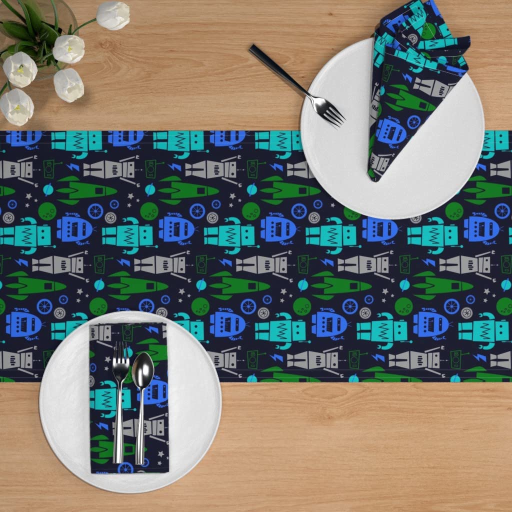 Custom Cotton Sateen Table Runner 72