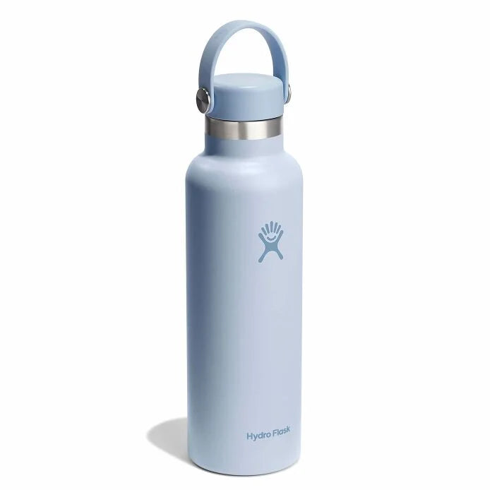 21 oz Standard Mouth Water Bottle - BPA Free, Leak Proof Stainless Steel Insulated Bottle for Gym, Hiking & Everyday Use