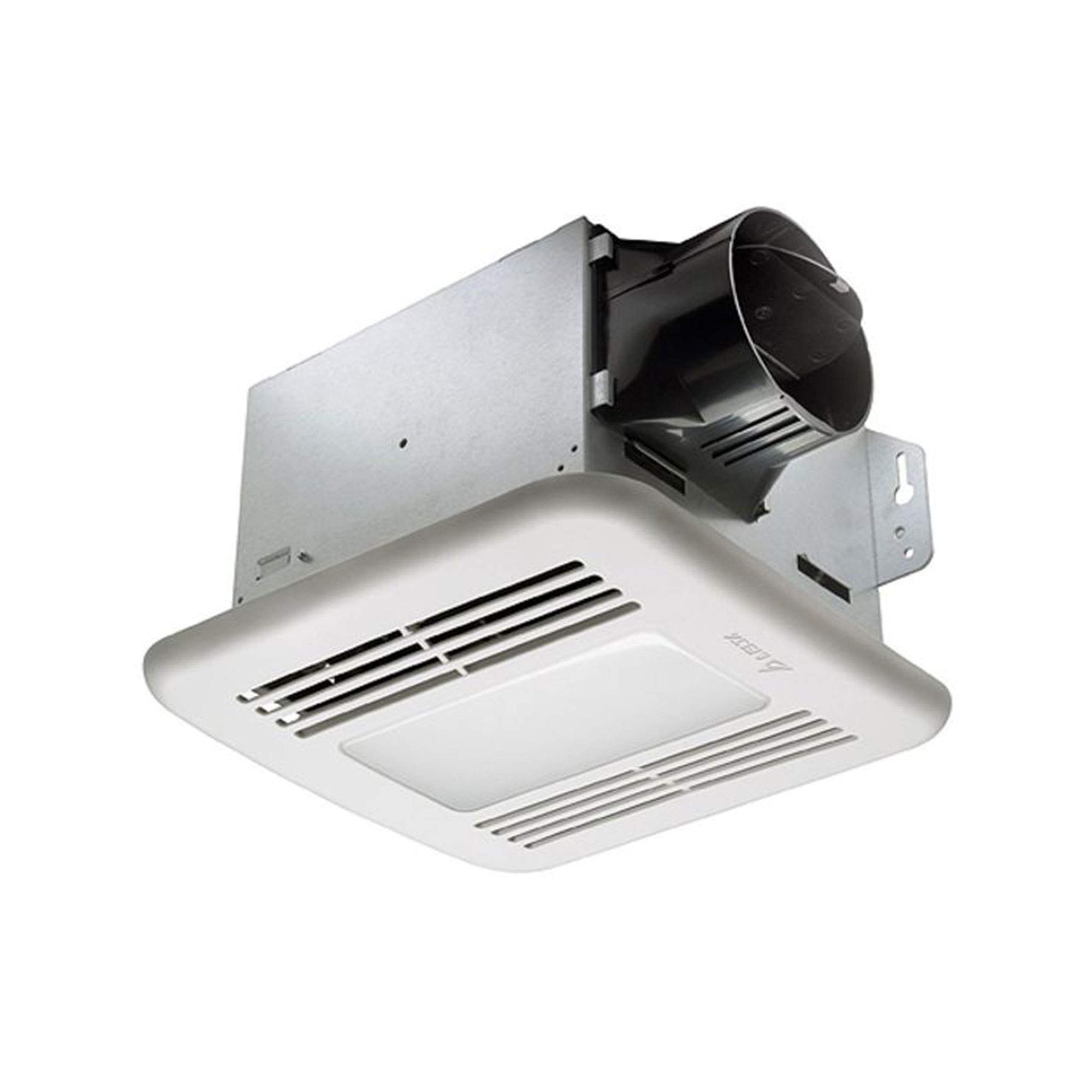 Delta BreezGreenBuilder GBR80LED 80 CFM Energy Efficient Bathroom Exhaust Fan with Bright LED Light - Perfect for Home, Apartment & Commercial Bathroom Ventilation