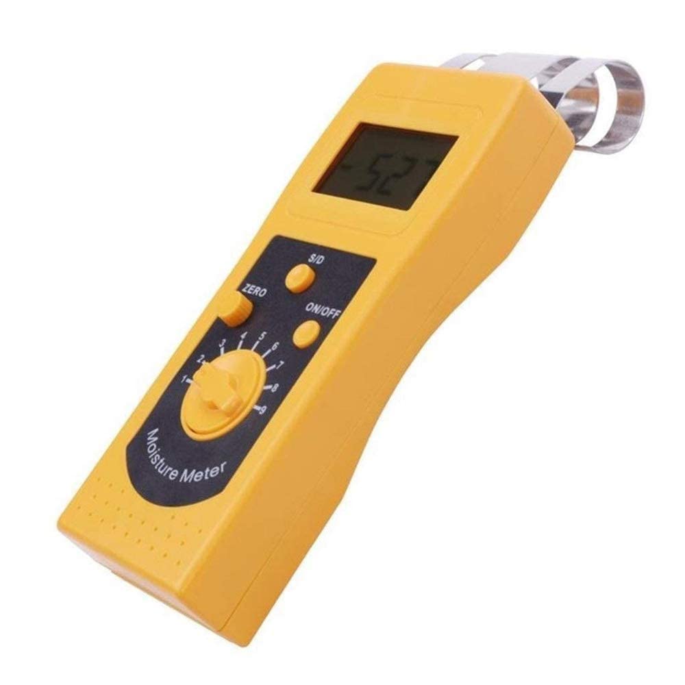 Professional Paper Moisture Meter Tester - Digital Moisture Content Analyzer for Paper, Wood & Building Materials (0.00-2.00% d / 0.0-98.0% s) - Perfect for Paper Mills, Printing Shops & Construction Sites