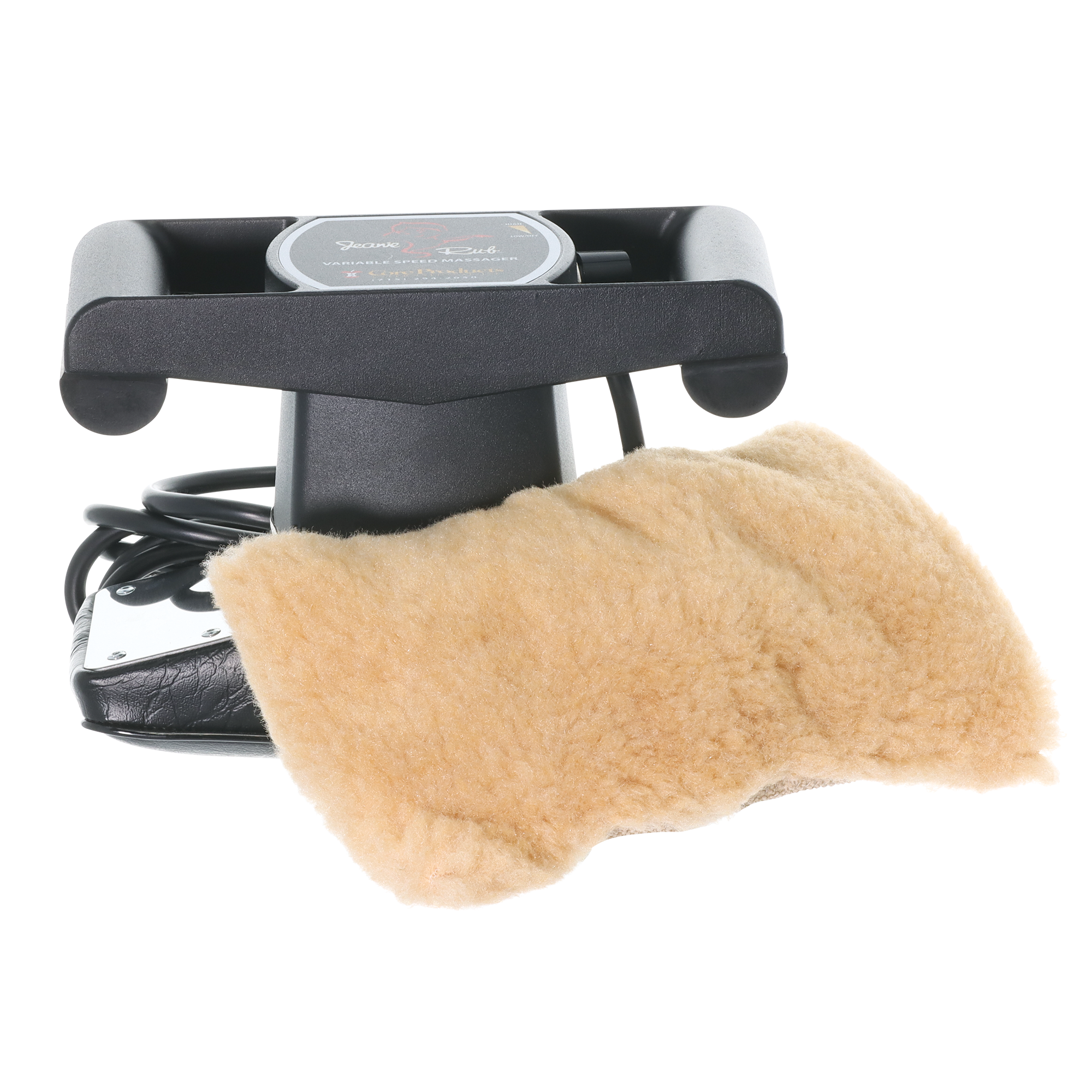 Jeanie Rub Massager - Professional Deep Tissue Massage Tool for Pain Relief & Muscle Relaxation - Perfect for Home, Office & Travel Use