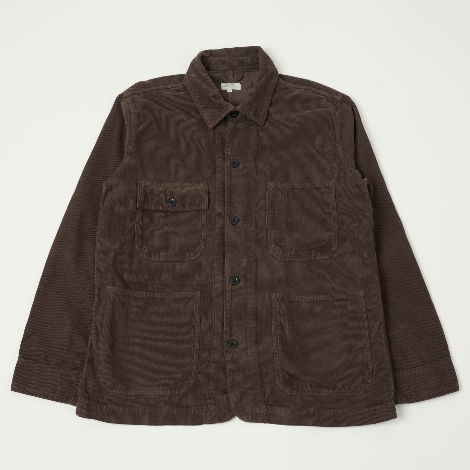 Men's Hartford 'Jack' Corduroy Jacket - Brown | Vintage Style Corduroy Coat for Casual Wear & Fall Fashion