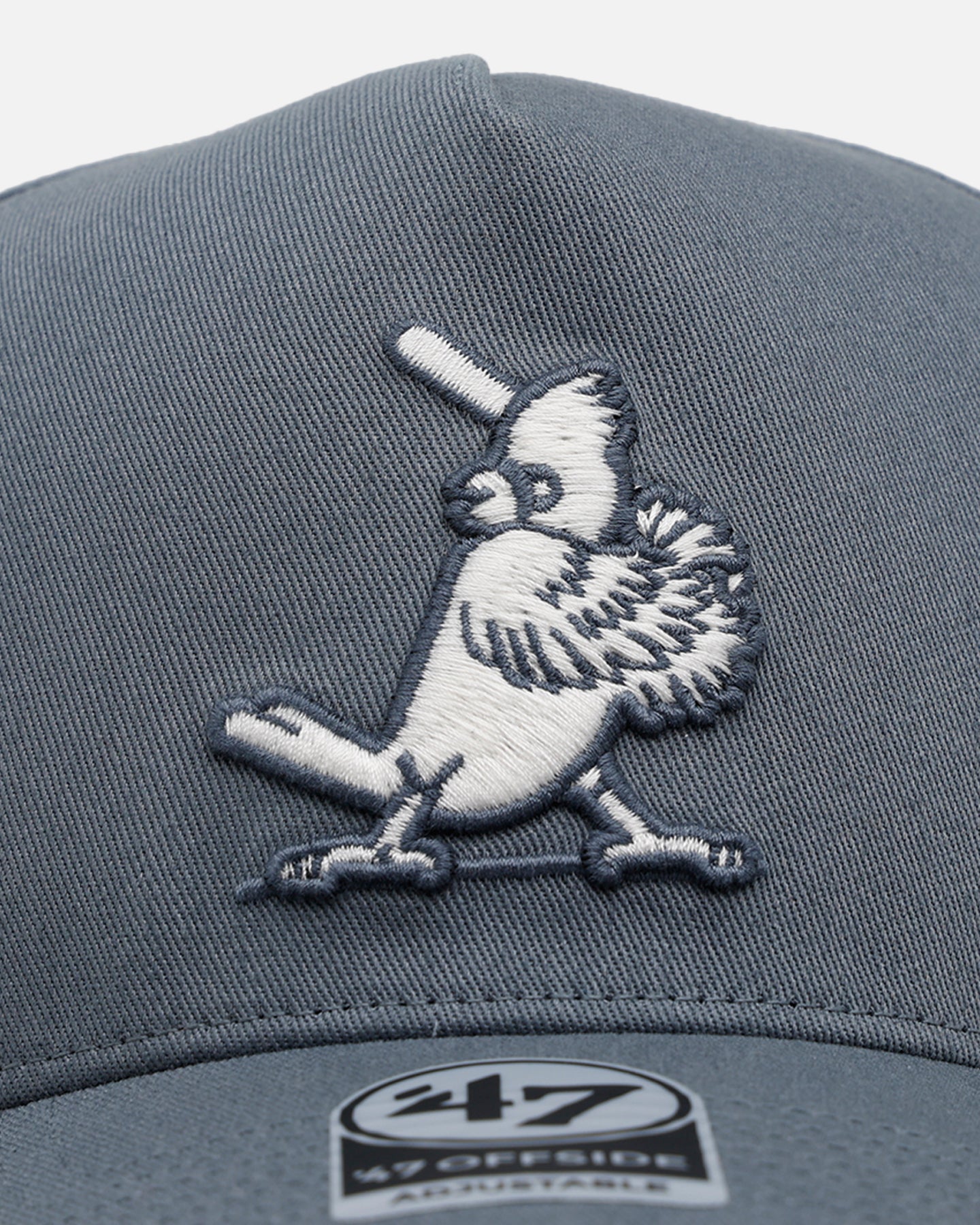 47 Brand St. Louis Cardinals Contemporary Basics Offside DT Snapback Cap - Dark Grey Adjustable Baseball Hat for Men & Women - Perfect for Sports Games, Casual Wear & Fan Collections