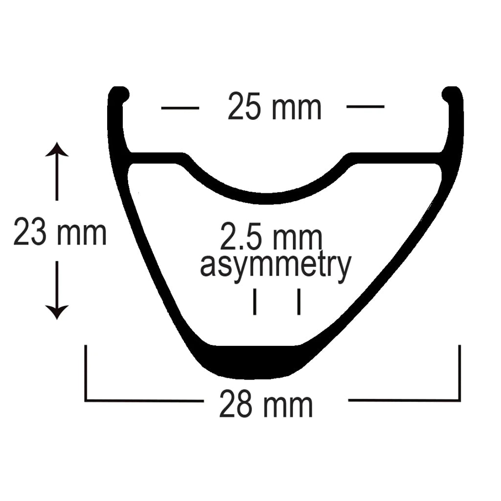 Astral Outback 29/700c Alloy Disc Brake Bike Rim - 32H Black for Mountain & Road Bikes - Perfect for Trail Riding & Commuting