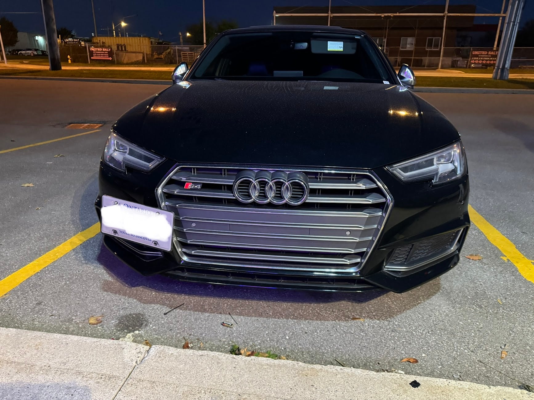 Audi A4 S4 A5 S5 RS5 License Plate Mounting Kit & Relocator (2016-2022) - Front Bumper No-Drill Installation for Car Show & Street Legal Compliance