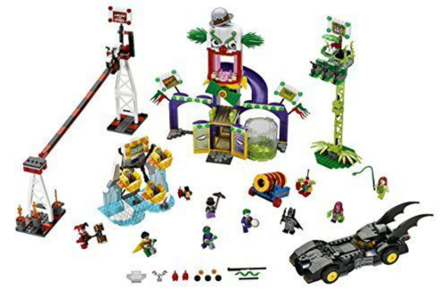 LEGO Super Heroes 76035 Jokerland Building Kit - Batman vs The Joker Playset with Minifigures for Creative Play & Collectors | Perfect for Kids' Birthday Gifts & Superhero Fans