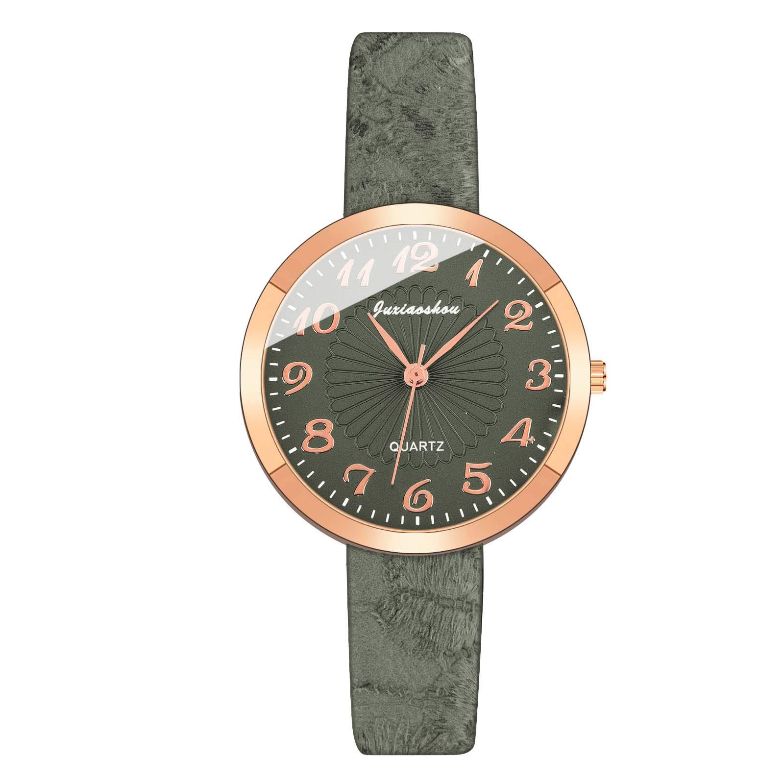 Elegant Women's Minimalist Quartz Watch - Slim Fashion Watch with Strap Dial, Perfect Gift for Her | Ideal for Everyday Wear, Office & Special Occasions