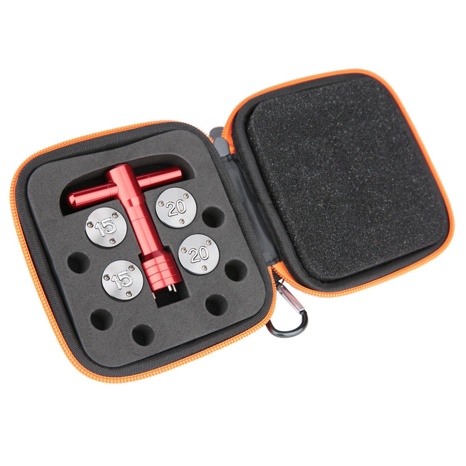 TaylorMade TP Collection Golf Weights Wrench Tool Kit - 4pcs Set (2x15g & 2x20g) for Spider Mini, Spider FCG, Truss Putters | Perfect for Club Adjustments & Performance Tuning on the Green