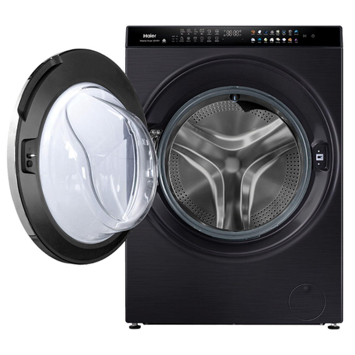 Haier 15kg/9kg Super Drum Washer Dryer Combo - Dark Finish HWDX1590CTB1 | Energy Efficient Laundry Machine for Apartments & Small Homes | Perfect for Space Saving & Quick Drying