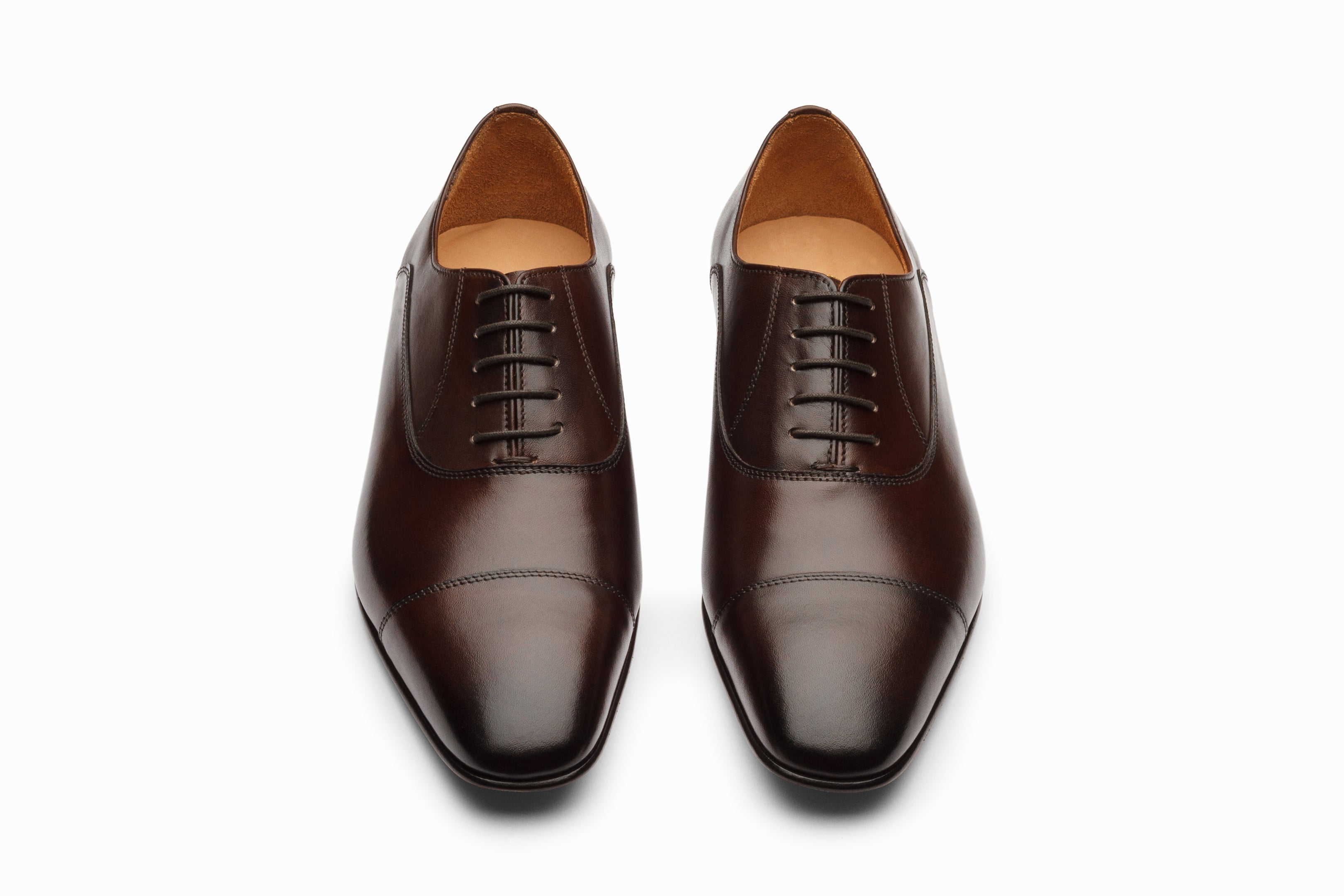 Dark Brown Captoe Oxford Dress Shoes for Men – Classic Formal & Business Attire | Perfect for Office, Weddings & Special Occasions