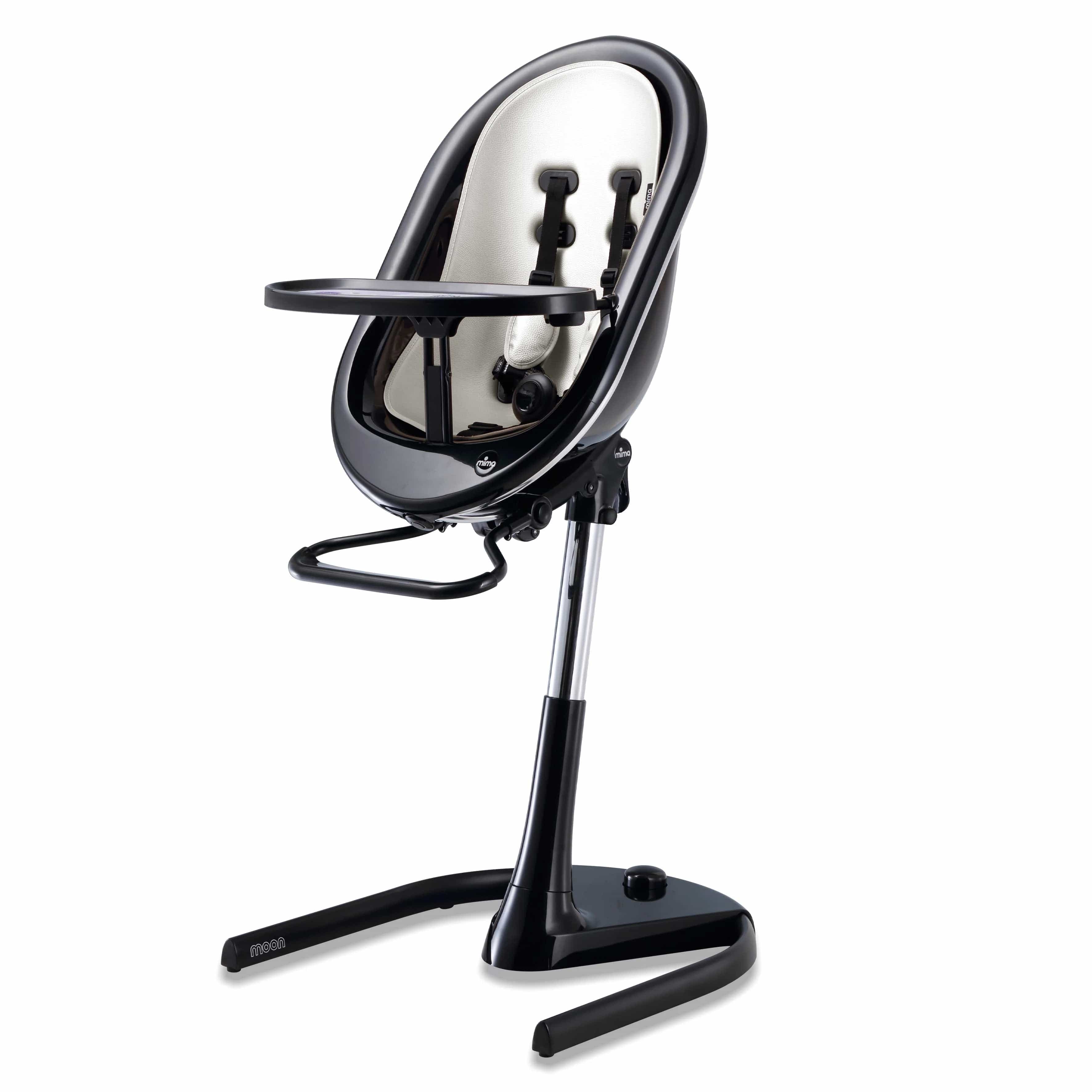 Mima Moon 2G High Chair for Babies & Toddlers - Modern Adjustable Baby Feeding Chair with Safety Harness - Perfect for Dining, Weaning & Playtime at Home