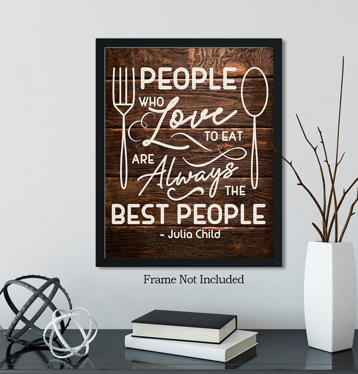 Julia Child Kitchen Wall Art - Chef Decor for Home & Restaurant