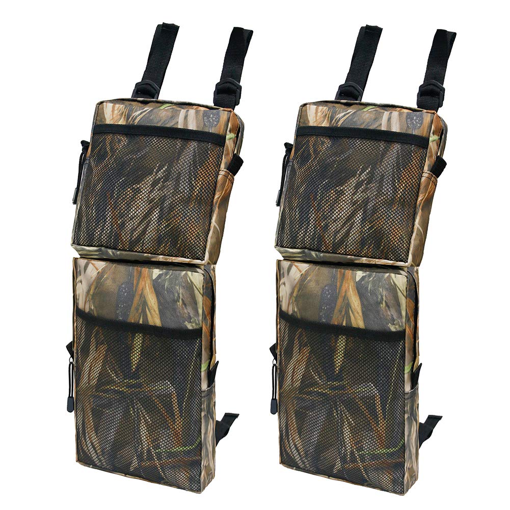 Universal 2-Pack ATV Fender Bags & Motorcycle Tank Saddlebags - Waterproof Rear Storage Tool Pouches for UTV, Dirt Bike, ATV Accessories | Perfect for Off-Road Adventures, Camping & Outdoor Gear Storage