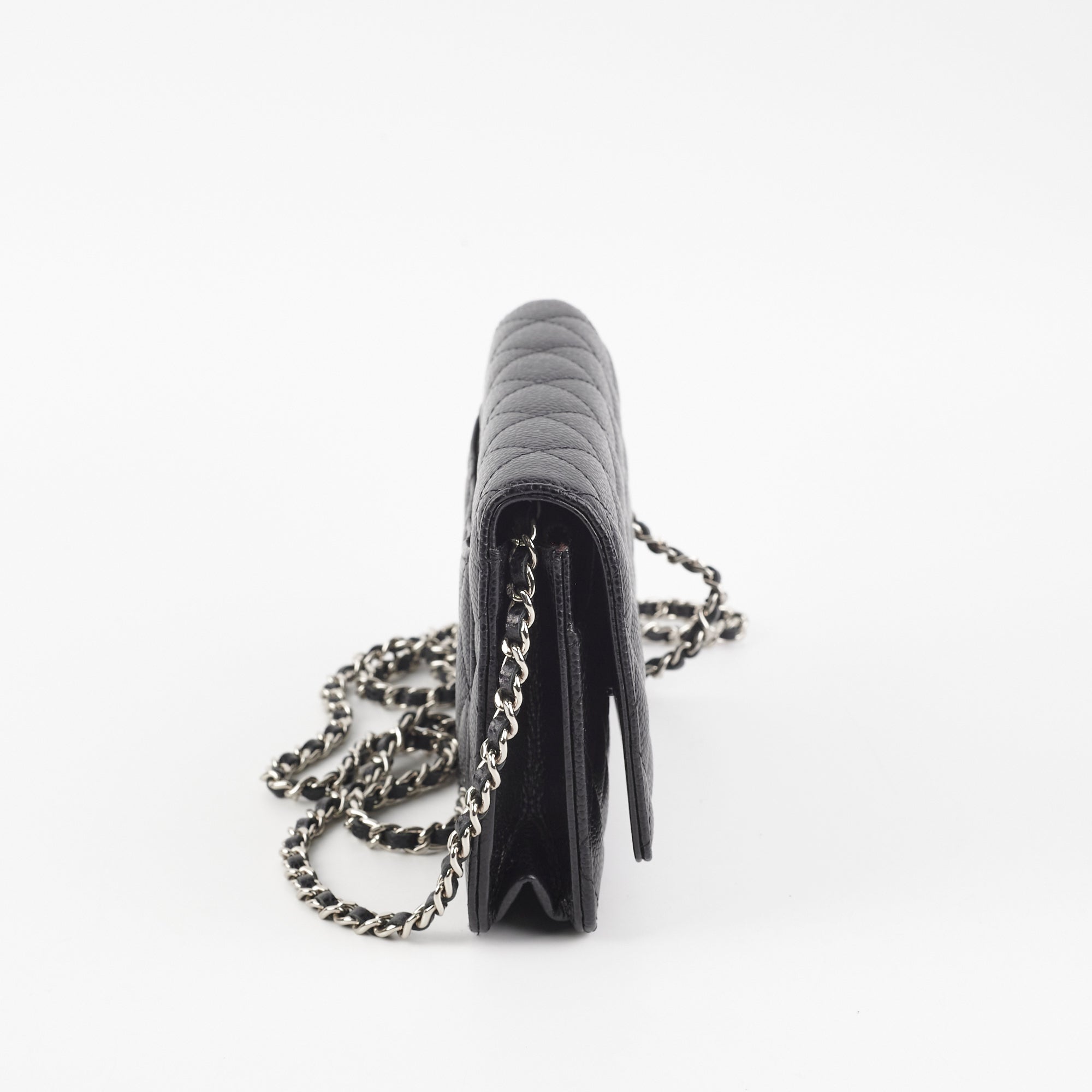 Chanel Caviar Leather Wallet On Chain Black Crossbody Bag - Luxury Designer WOC for Women, Perfect for Parties, Date Nights & Everyday Use