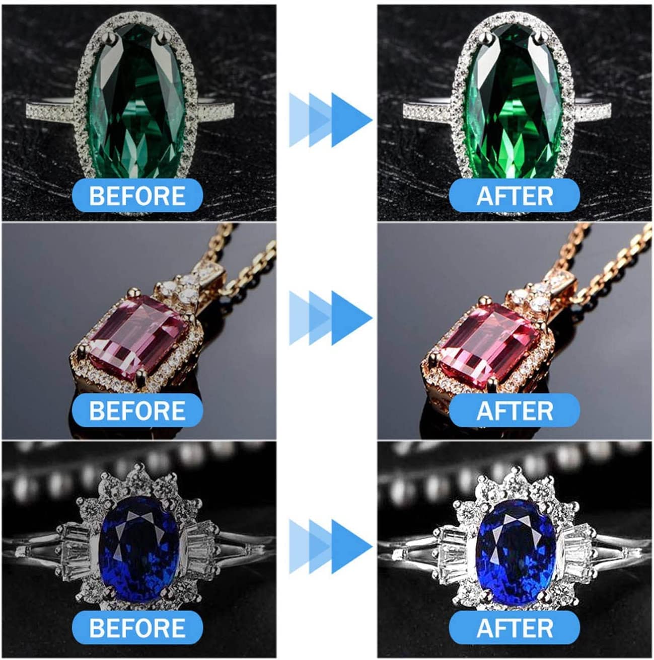 30ml Instant Shine Jewelry Cleaner for Silver, Gold & Diamonds - Anti-Tarnish Polishing Solution Spray (1pc) - Perfect for Rings, Necklaces & Watches at Home or Travel
