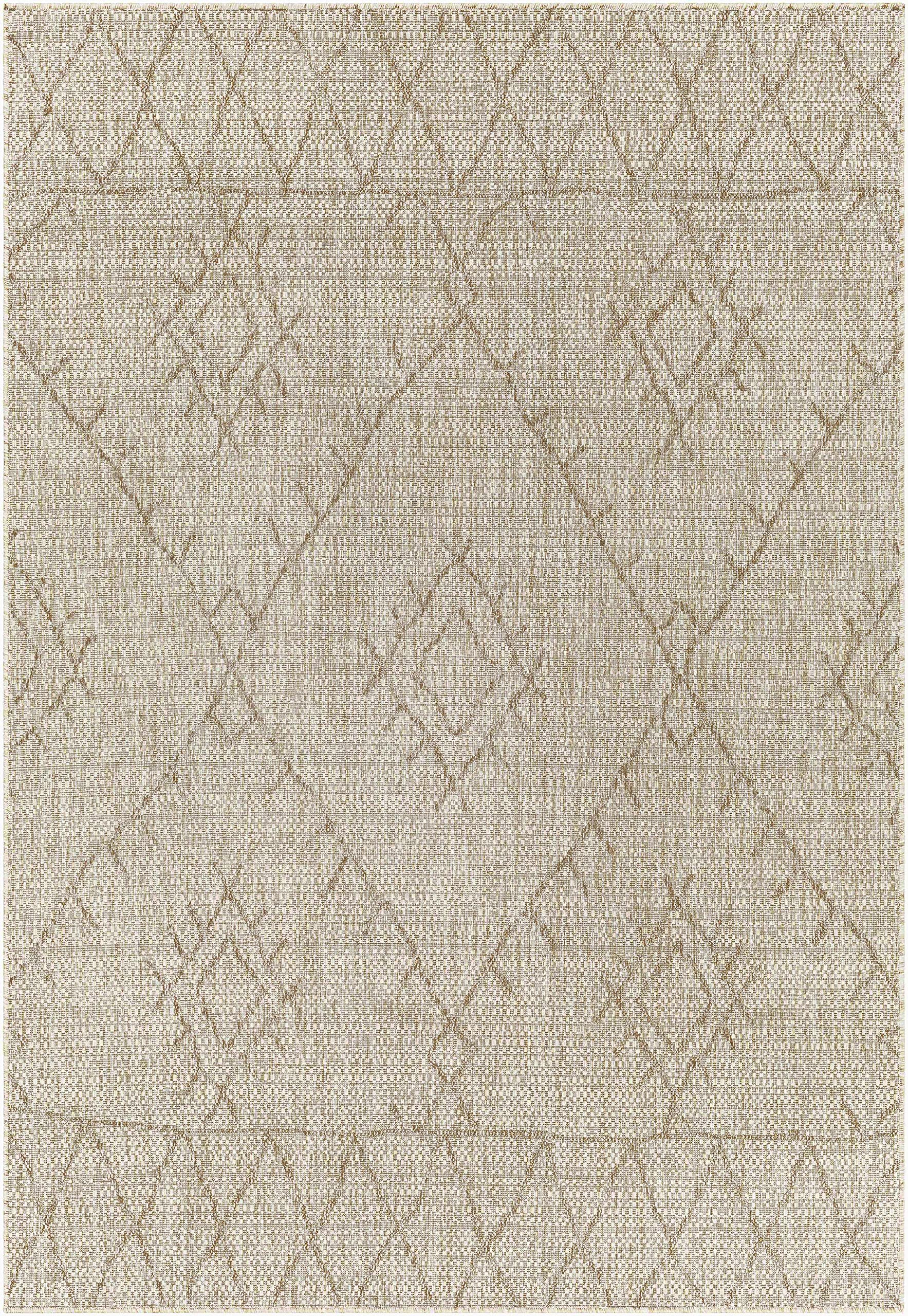 Hauteloom Orania Soft Indoor Outdoor Area Rug - Ivory & Gray - 7'10