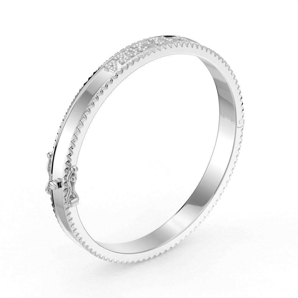 Personalized Engraved Custom Signature Bangle Bracelet - Unique Handmade Jewelry Gift for Women, Mom, Wife - Perfect for Anniversaries, Birthdays & Special Occasions