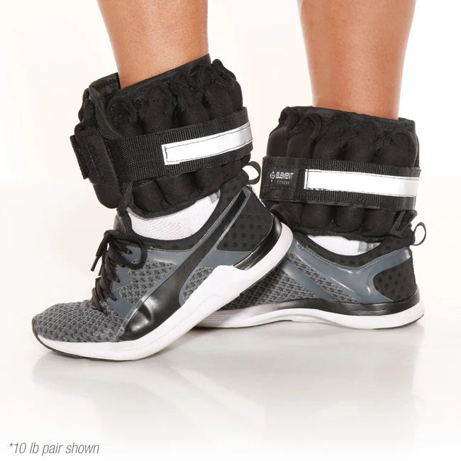 Adjustable 10lbs Ankle Weights for Women & Men - Pair of 2 x 5lbs Each - Perfect for Home Workouts, Running, Fitness Training & Physical Therapy