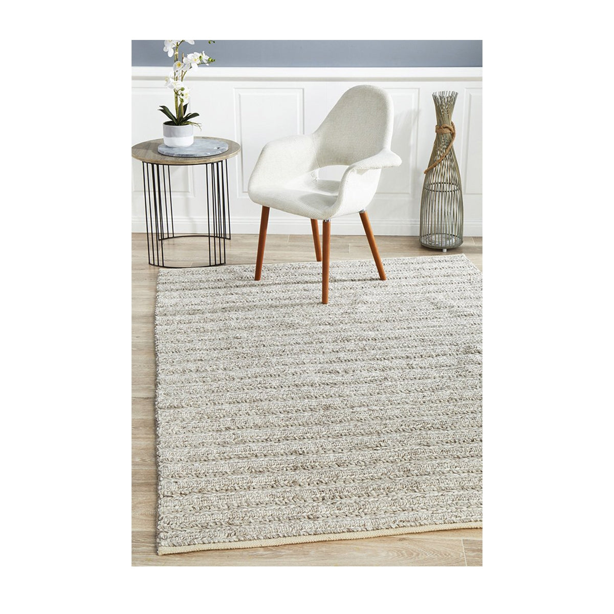 Harvest 801 Natural Jute Rug - Eco-Friendly Handwoven Area Rug for Living Room, Bedroom & Home Decor