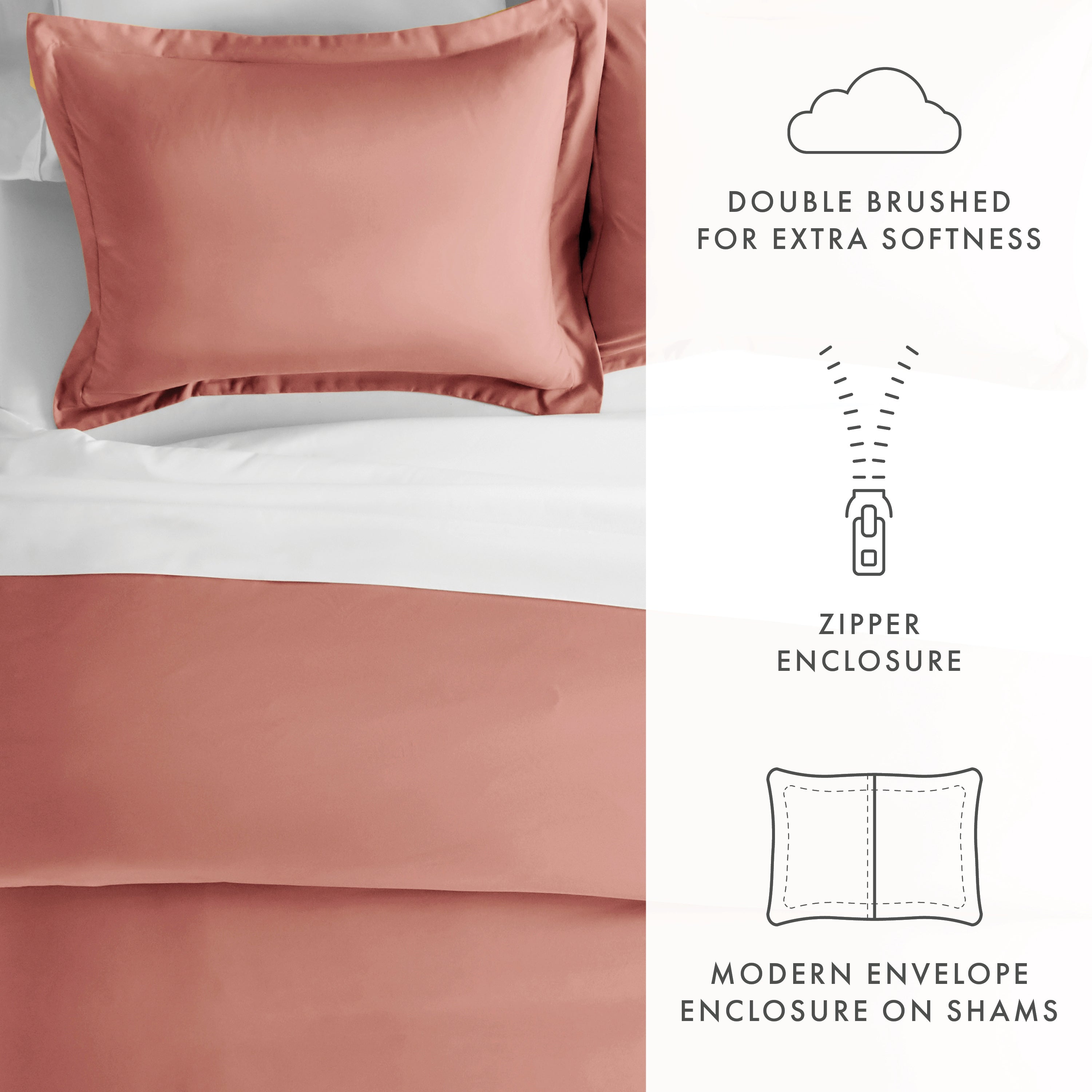 Premium 3-Piece Duvet Cover Set - Soft & Breathable Bedding for All Seasons | Perfect for Master Bedroom, Guest Room & Dorm Decor