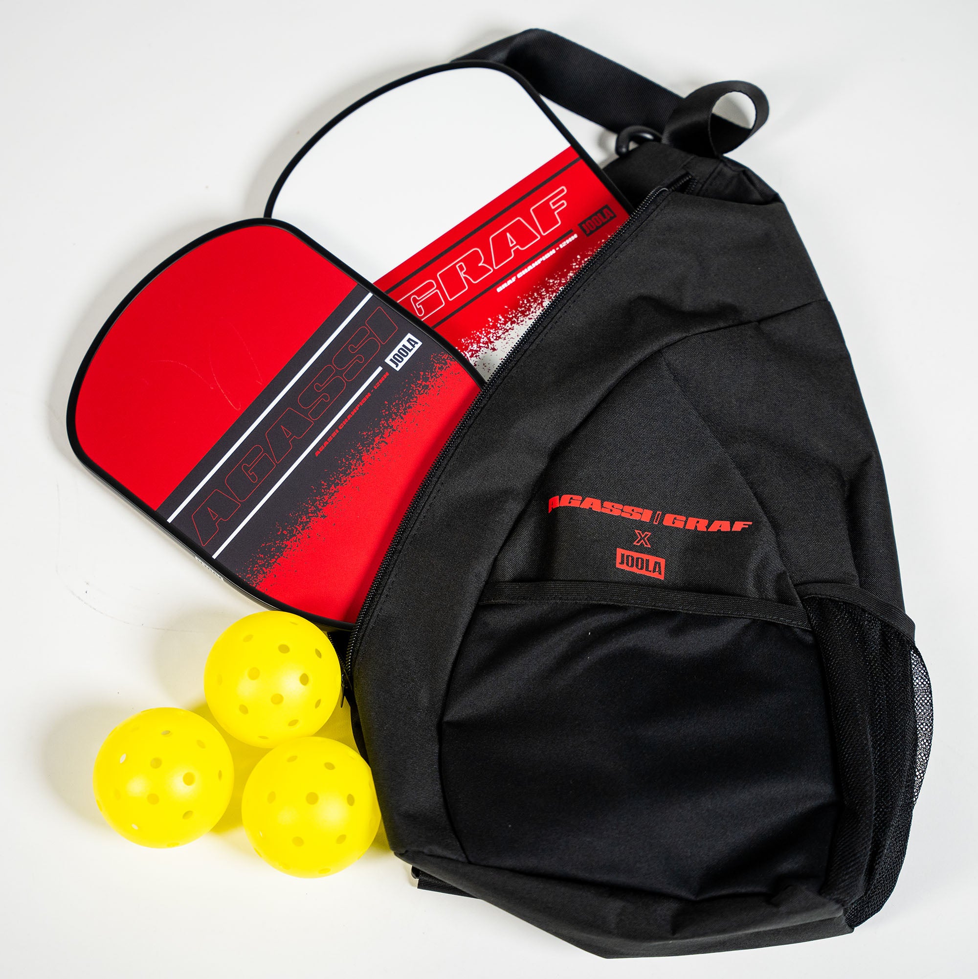 **JOOLA Agassi/Graf Champion Pickleball Paddle Set – Premium Graphite Paddles for Competitive & Recreational Play – Perfect for Tournaments, Backyard Games & Family Fun**
