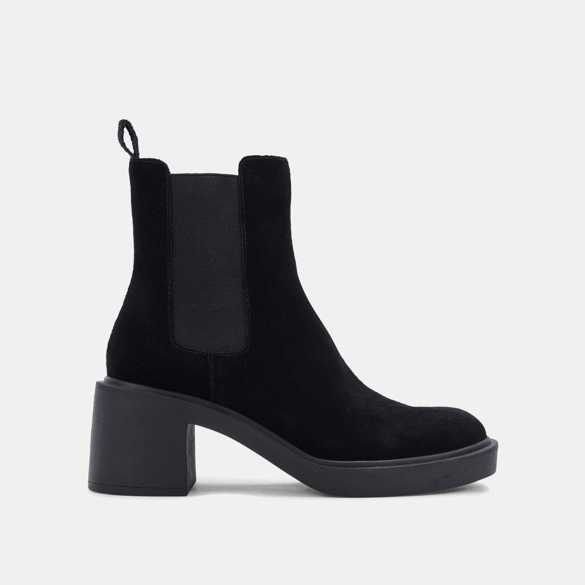 GUNNER BOOTIES BLACK SUEDE - Stylish & Comfortable Women's Ankle Boots for Fall & Winter | Perfect for Casual Outfits, Work & Night Out