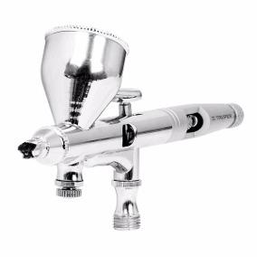 Truper Airbrush Kit - Professional Dual-Action Airbrush for Art, Makeup & Crafts - Perfect for Hobbyists, Tattoo Artists & DIY Projects