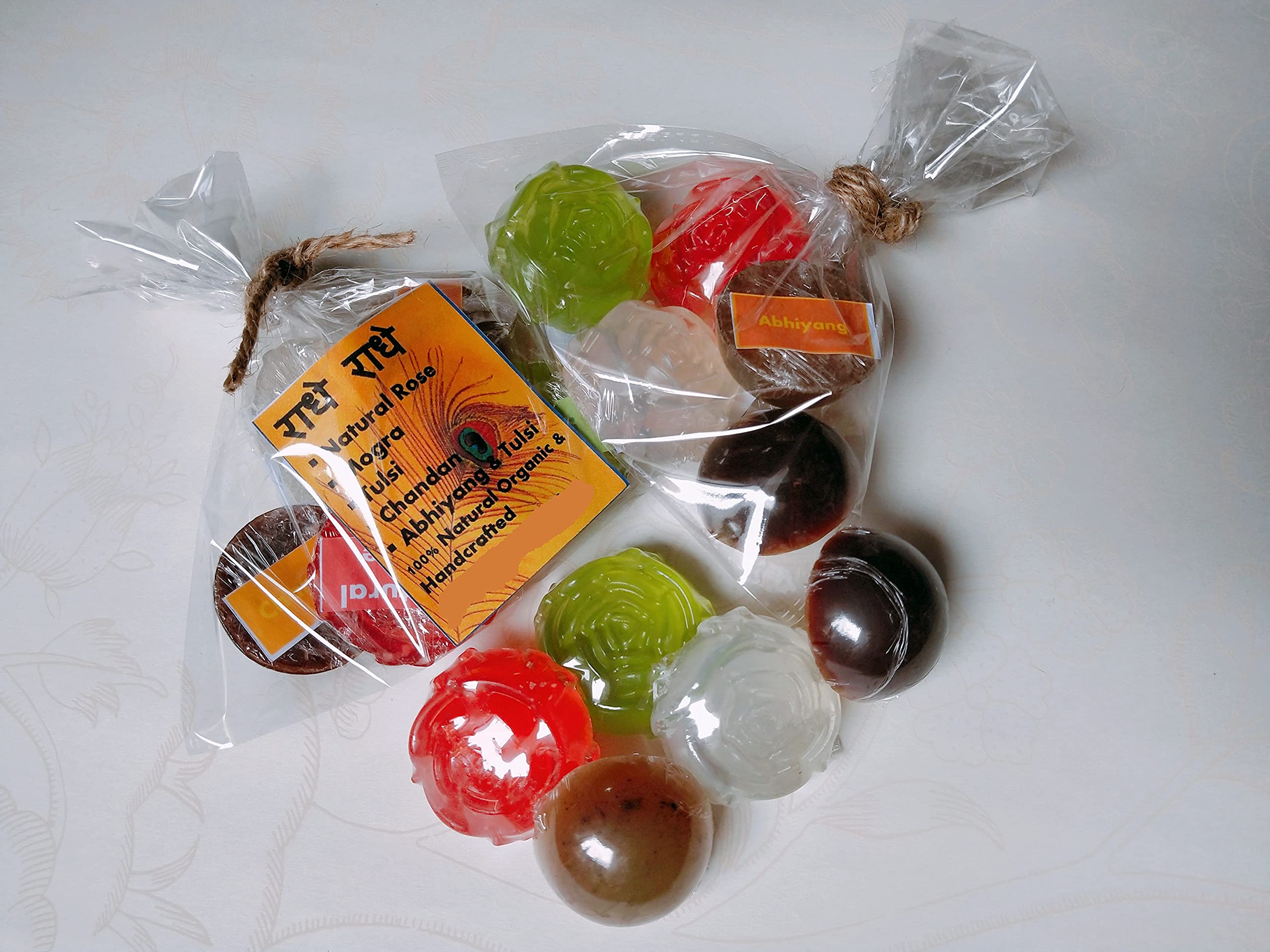 Apurva Creations Krishna Laddu Gopal Bathing Soap - Pack of 5 | Gentle Cleansing for Baby Krishna Idols | Perfect for Daily Pooja Rituals & Temple Worship