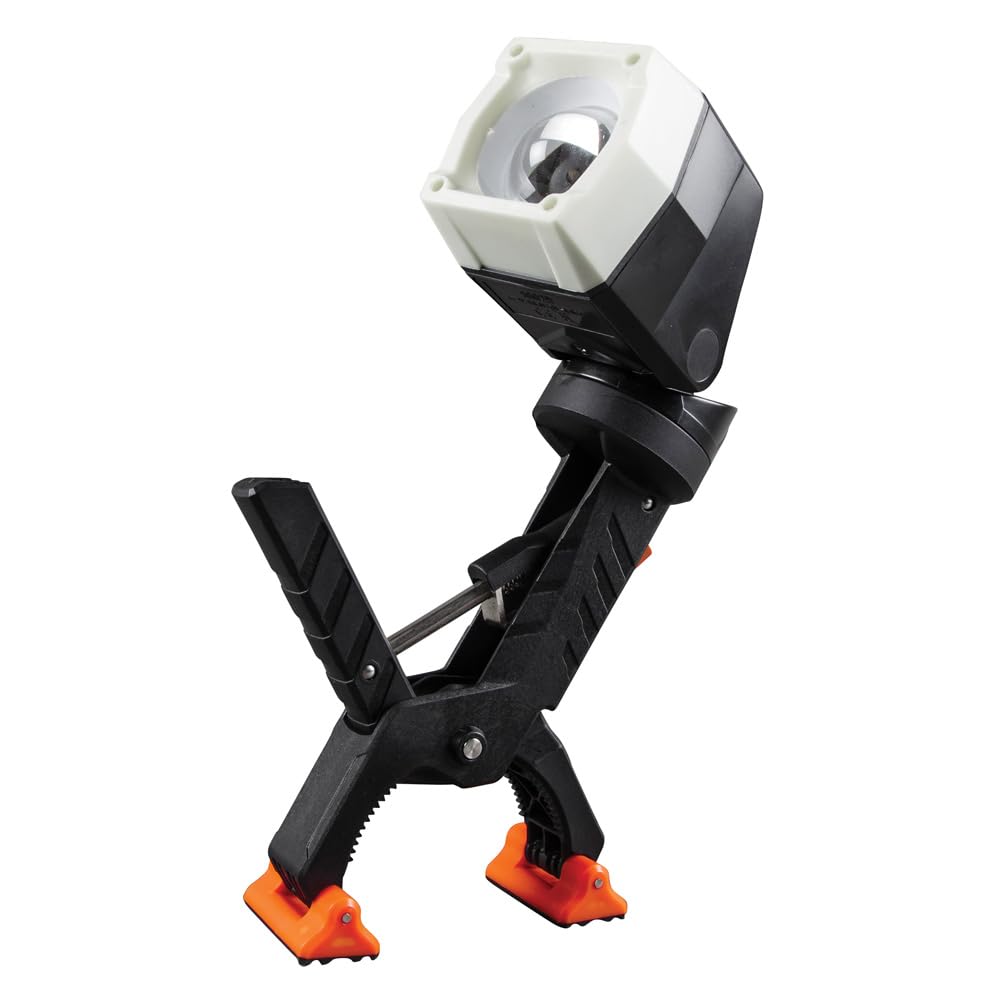 Klein Tools 56029 LED Work Light - 360° Rotating & 90° Pivoting Head, Dust & Water Resistant - Perfect for Construction, Auto Repair, and Home Improvement Projects