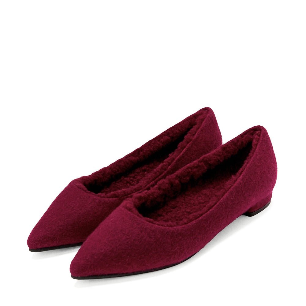 Anais Wool Burgundy - Premium Soft Wool Scarf for Women, Warm Winter Accessory for Cold Weather, Perfect for Outdoor Activities and Fashion Styling