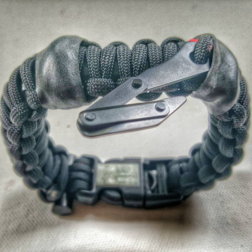SERE Sidekick Paracord Survival Bracelet - Adjustable Tactical Rope Bracelet for Outdoor Camping, Hiking & Emergency Situations