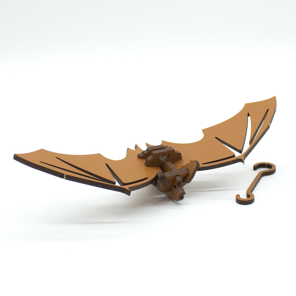 3D Wooden Puzzle Kit - Hawaiian Hoary Bat (ʻŌpeʻapeʻa) DIY Model for Adults & Teens - Perfect for Home Decor, STEM Education & Gift Giving