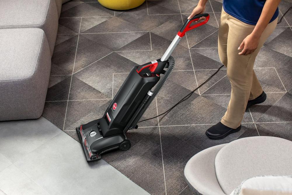 Commercial Bagged Task Upright Vacuum Cleaner - Heavy Duty for Office, Warehouse & Home Cleaning - Powerful Suction for Carpets & Hard Floors