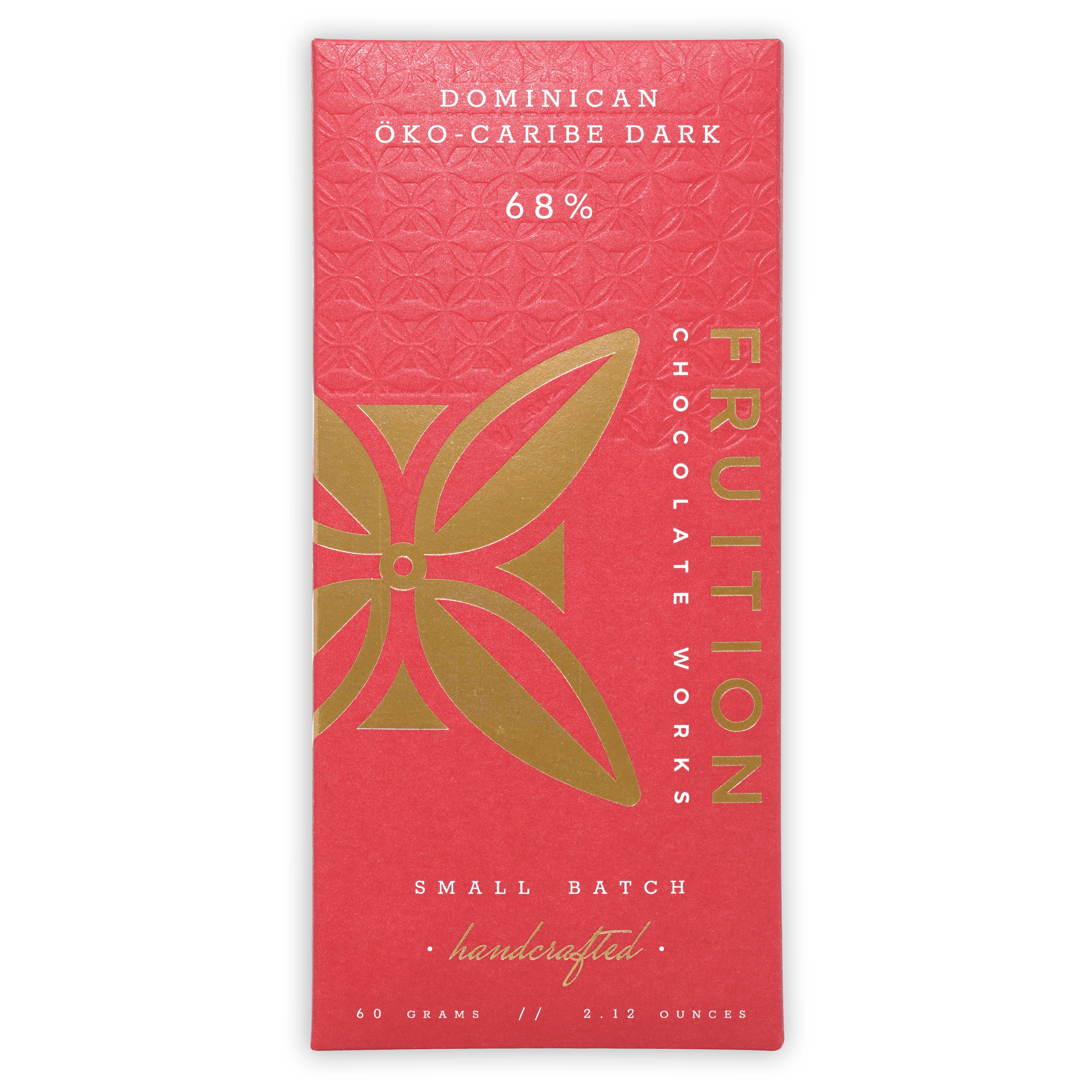 Fruition Hispaniola Dark Chocolate Bar 68% Cacao - Premium Organic Vegan Chocolate for Baking, Gifting & Healthy Snacking