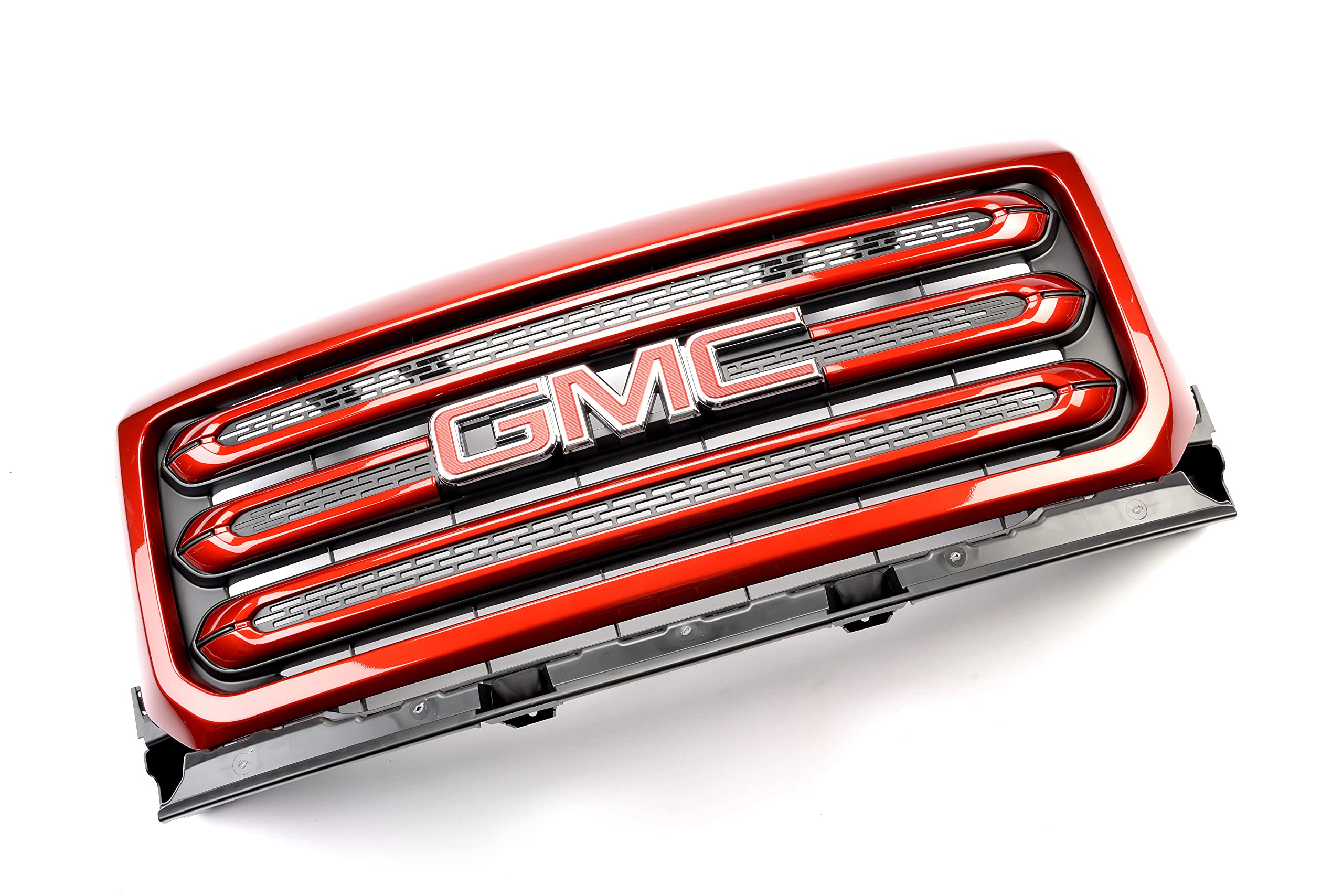 23321748 Grille in Copper Red Metallic with GMC Logo - Durable Auto Front Grill Replacement for GMC Trucks & SUVs