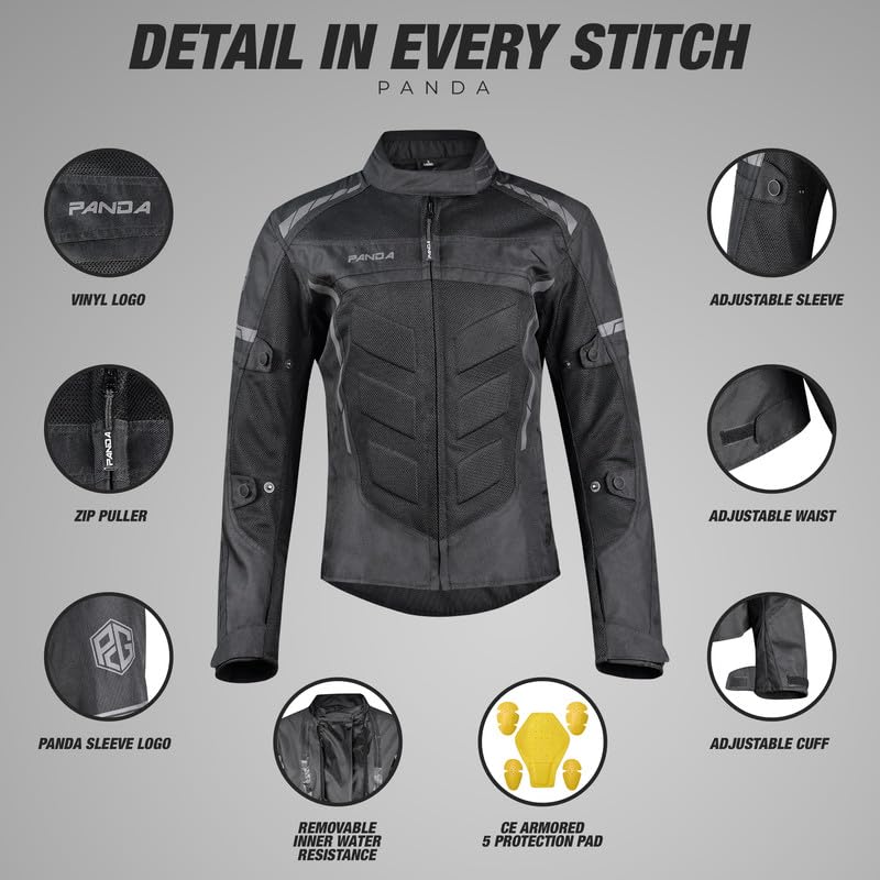 Women's CE Armor Motorcycle Jacket - Waterproof All Season Biker Jacket for Enduro & Dual Sport Riding | Perfect for Touring & Adventure Motorcycling