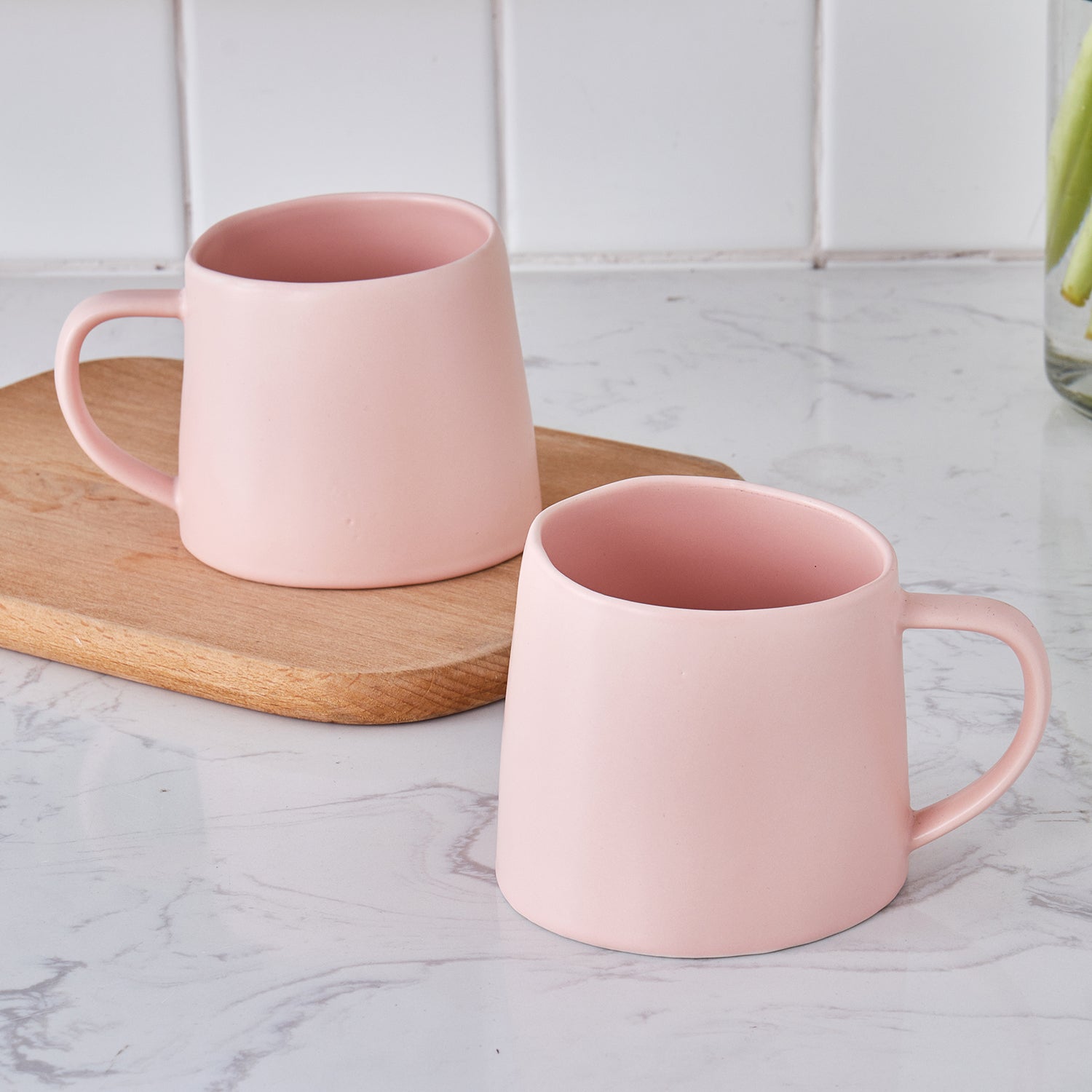 Premium Delilah Porcelain Coffee Mug Set - 6 Pack, Elegant Ceramic Tea Cups for Home, Office & Gifts - Dishwasher & Microwave Safe