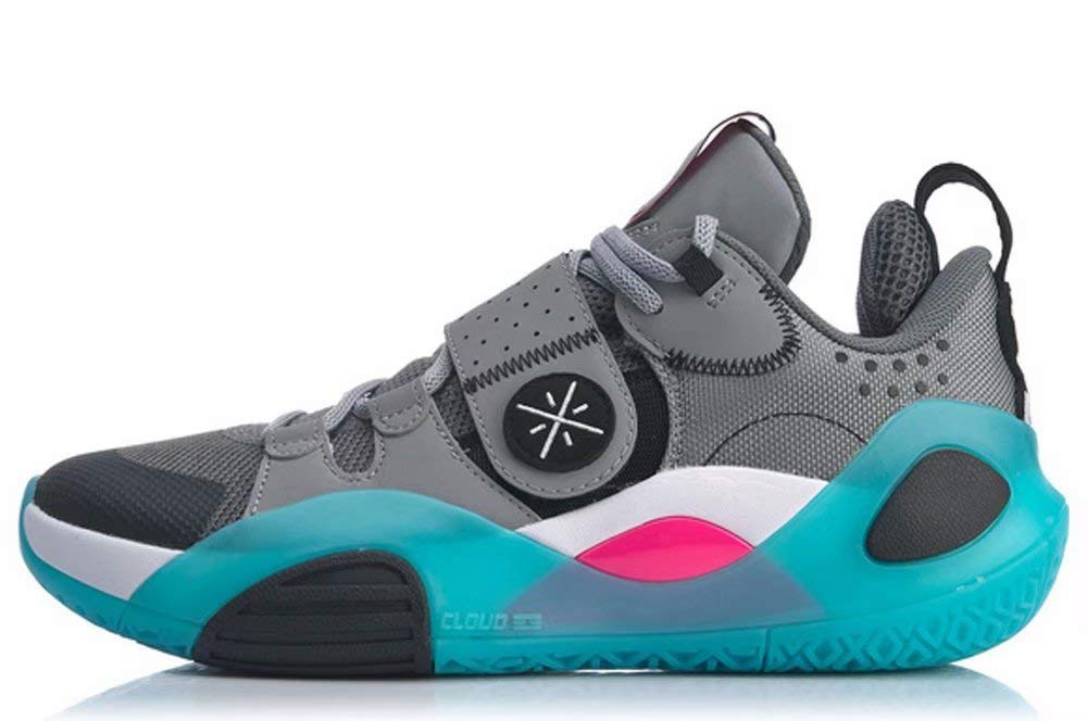 **LI-NING All City Wade Men's Basketball Shoes - Cushioned, Anti-Slip & Shock Absorption Sneakers for Professional Performance - Perfect for Indoor & Outdoor Court Play**