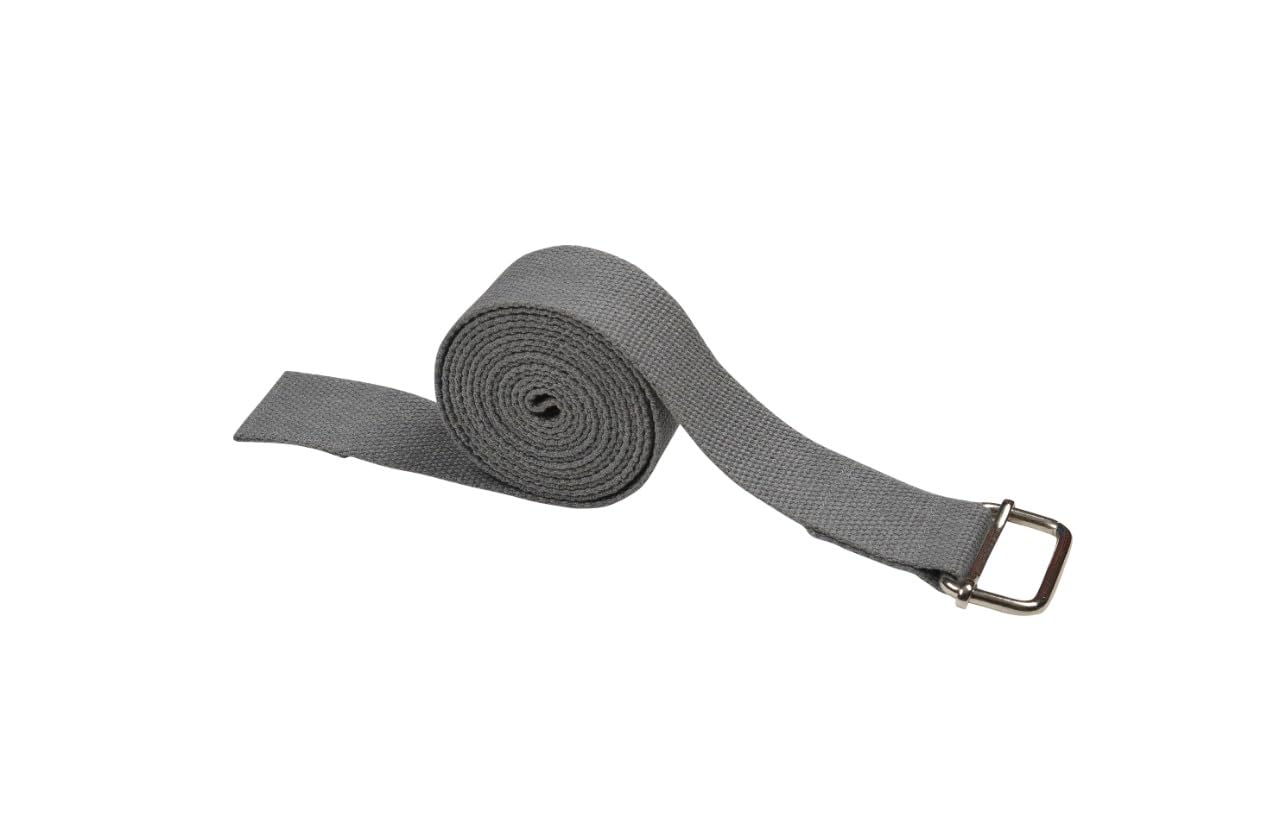 Premium 98-Inch Yoga Strap for Stretching & Physical Therapy - Non-Slip Durable Yoga Belt with Metal D-Ring - Ideal for Yoga, Pilates, Flexibility Training & Rehabilitation Exercises